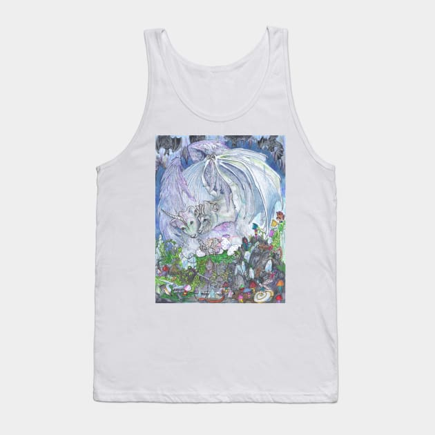 Winged Wolf Family Tank Top by pegacorna